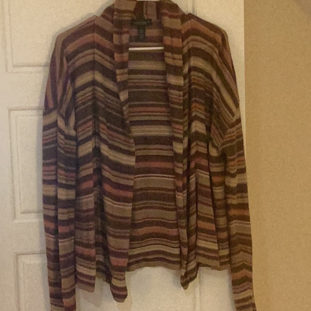 Ralph Lauren Vintage Grandpa Core Striped Lightweight Sweater L